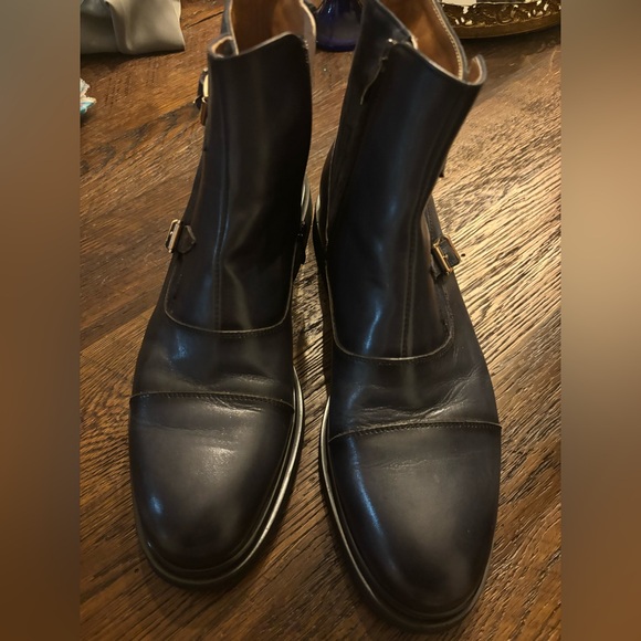 Marc Nolan Navy Buckle boots. NWOT size 9 - Picture 2 of 6